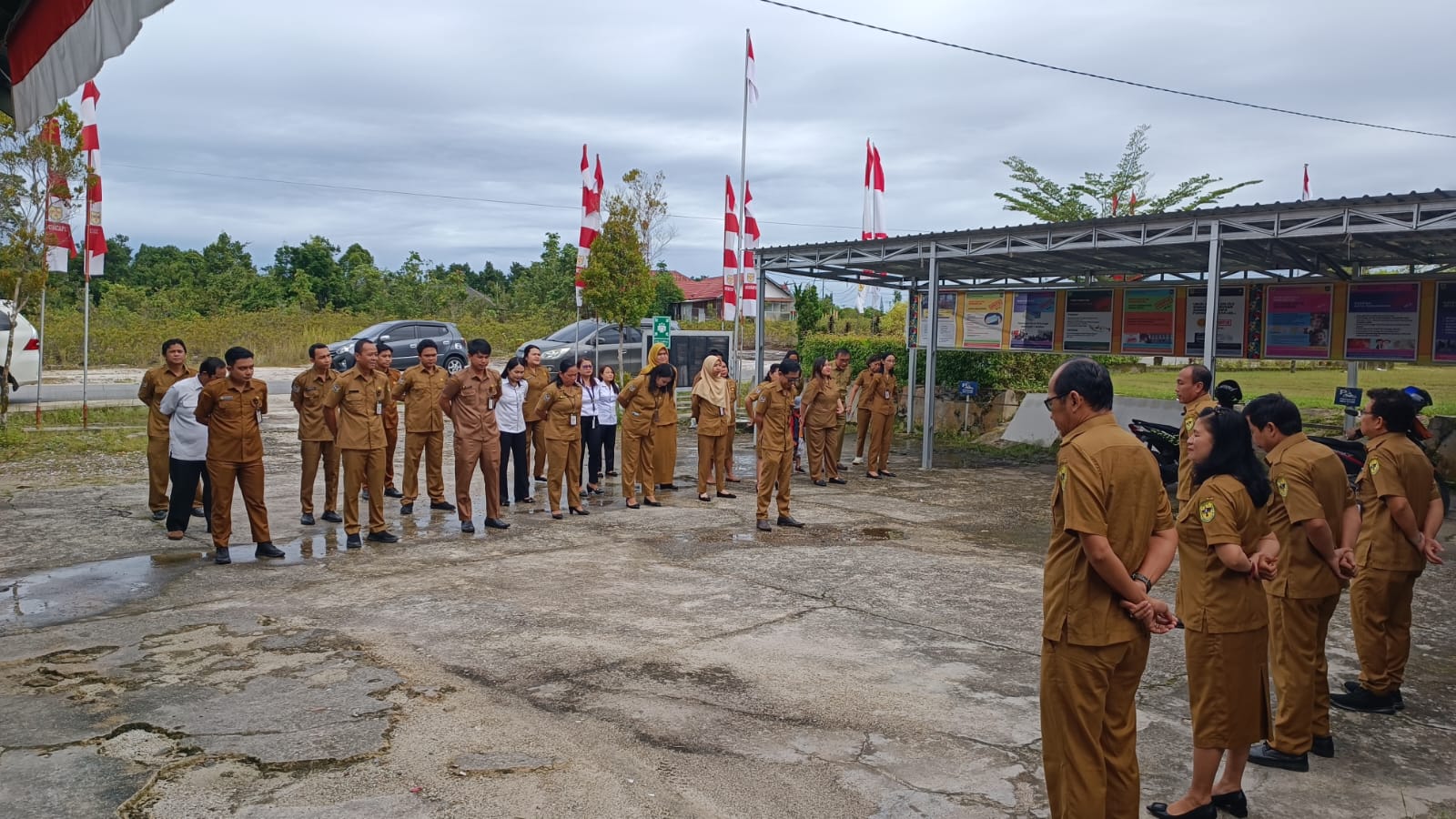 Apel Setiap Pagi di Depan Kantor Disdukcapil